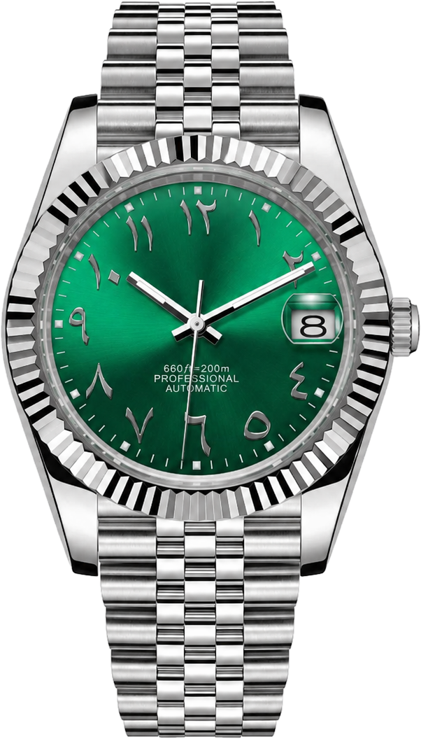 Datejust Arabic Green